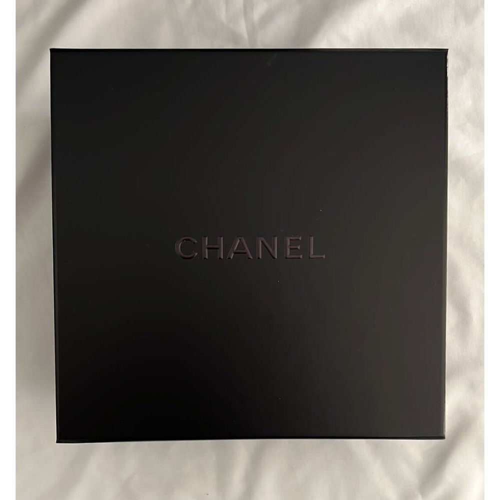 Chanel Gift Empty Box Storage  Black  8.5 x 8.5" x 4"